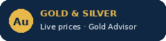 Live gold & silver prices by Gold Advisor